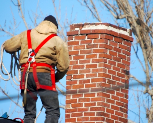 Chimneys in Lowell